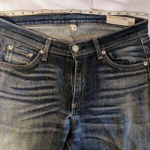 rag & bone Faded Blue Jeans